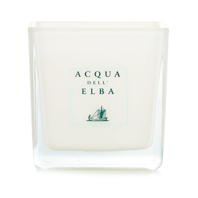 Luxurious Acqua Dell'Elba scented candle with sea breeze aroma, burning for 60 hours, perfect for relaxation and ambiance.