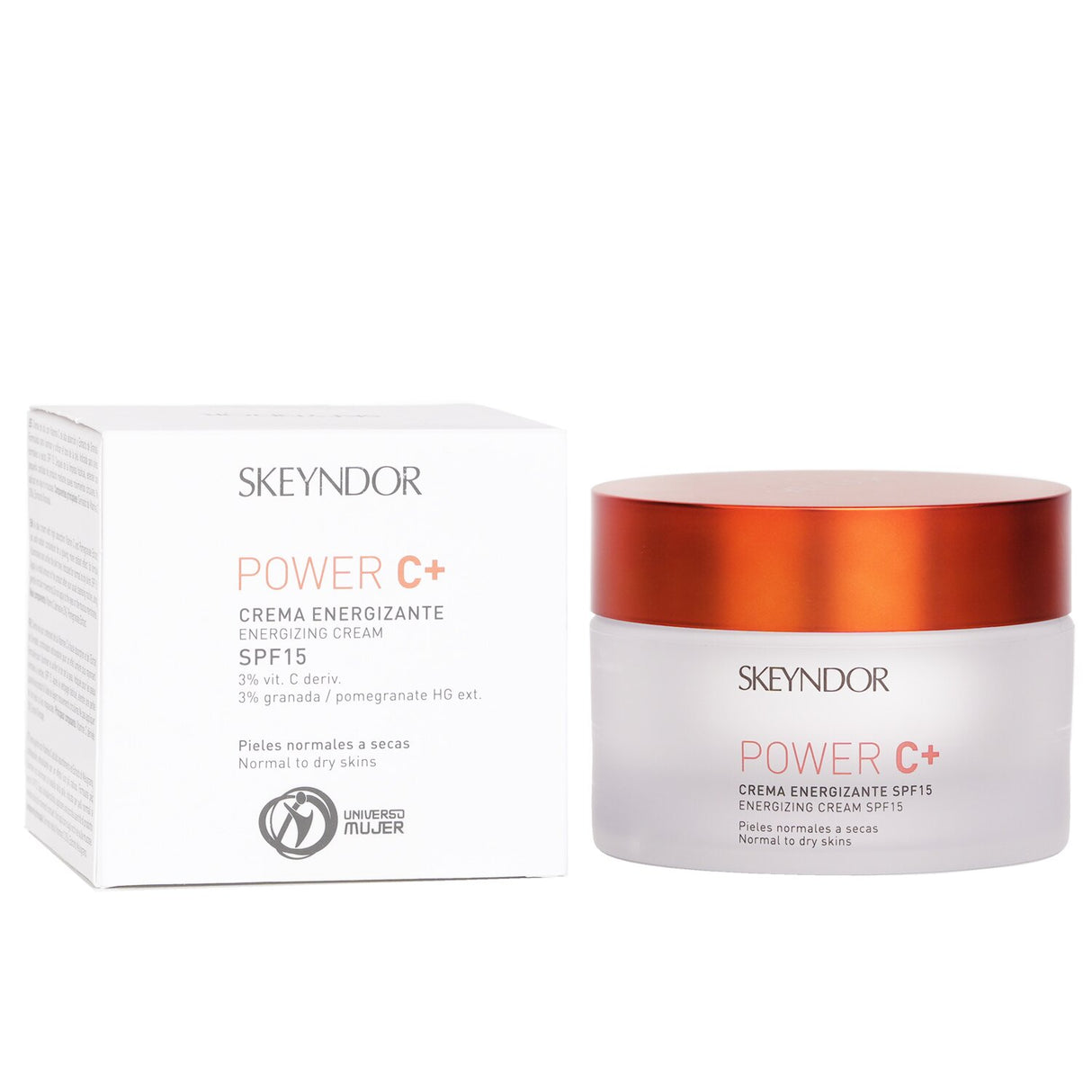 SKEYNDOR Power C+ Energizing Cream SPF 15 - 3% Vit. C Deriv. (For Normal To Dry