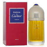 Cartier Pasha Parfum Spray 100ml, an oriental fougere scent for men featuring woody, warm notes perfect for fall and winter.