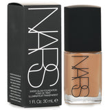 NARS Sheer Glow Foundation in Valencia offers buildable coverage for a radiant finish, perfect for normal to dry skin.