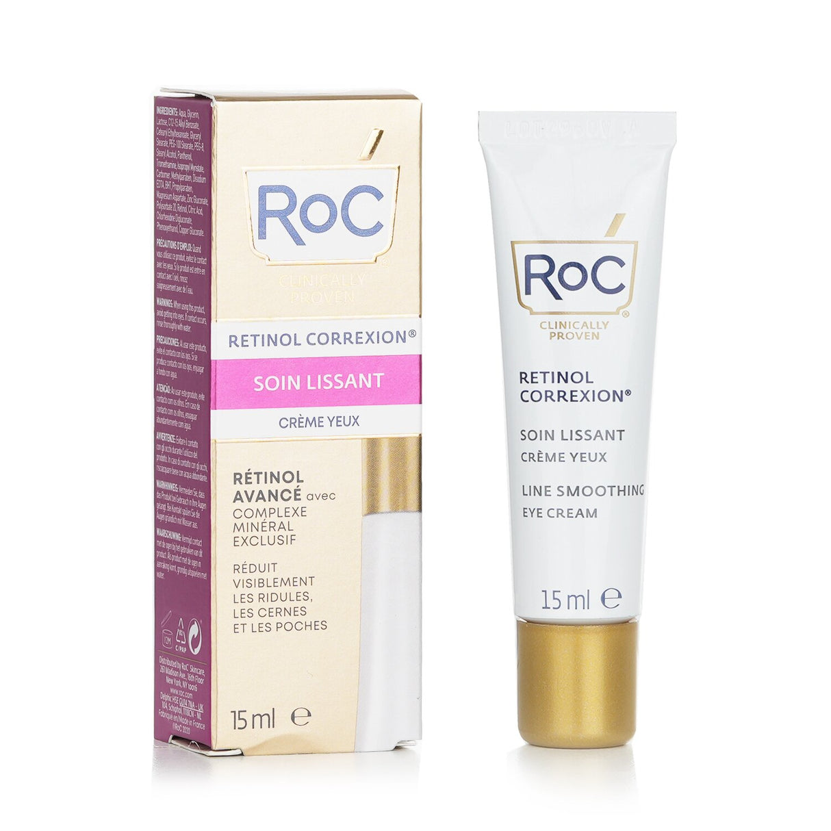 ROC Retinol Correxion Line Smoothing Eye Cream - Advanced Retinol With Exclusive