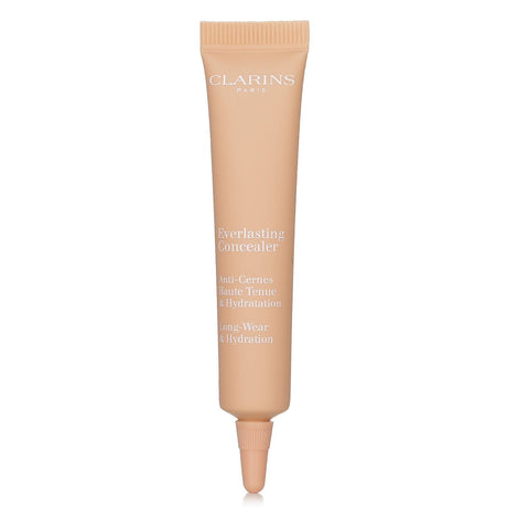 Clarins Everlasting Concealer #02 Light Medium in 12ml, offering full coverage, moisture retention, and a youthful glow.