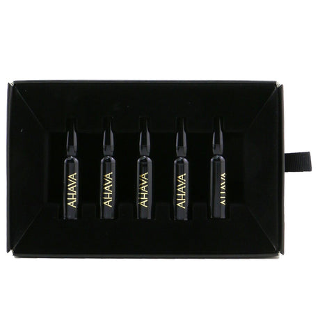 Ahava Dead Sea Osmoter Jewels Boosters, 5 vials of pure Osmoter for optimal hydration and skin revitalization.