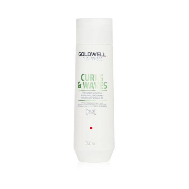 Goldwell Dual Senses Curls & Waves Hydrating Shampoo bottle, designed for enhancing and moisturizing curly and wavy hair.