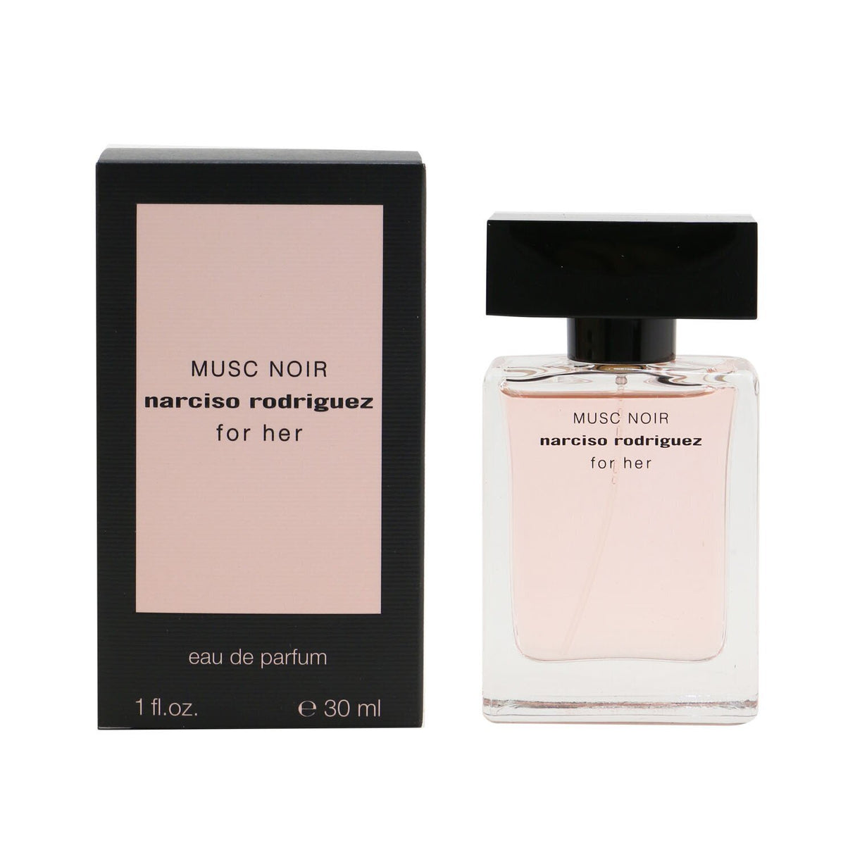 Narciso Rodriguez For Her Musc Noir Eau De Parfum, 30ml; a bold, elegant fragrance featuring plum, rose, and suede notes.