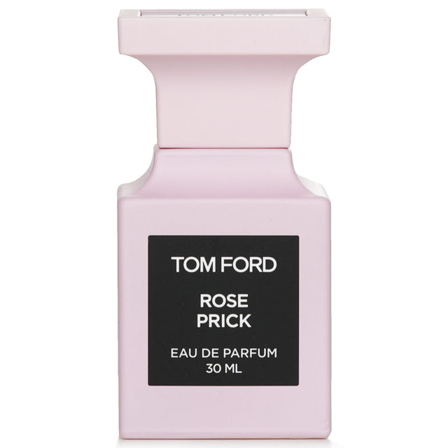 A 30ml bottle of Tom Ford's Rose Prick Eau De Parfum, featuring a chypre floral scent with rose and spicy notes.