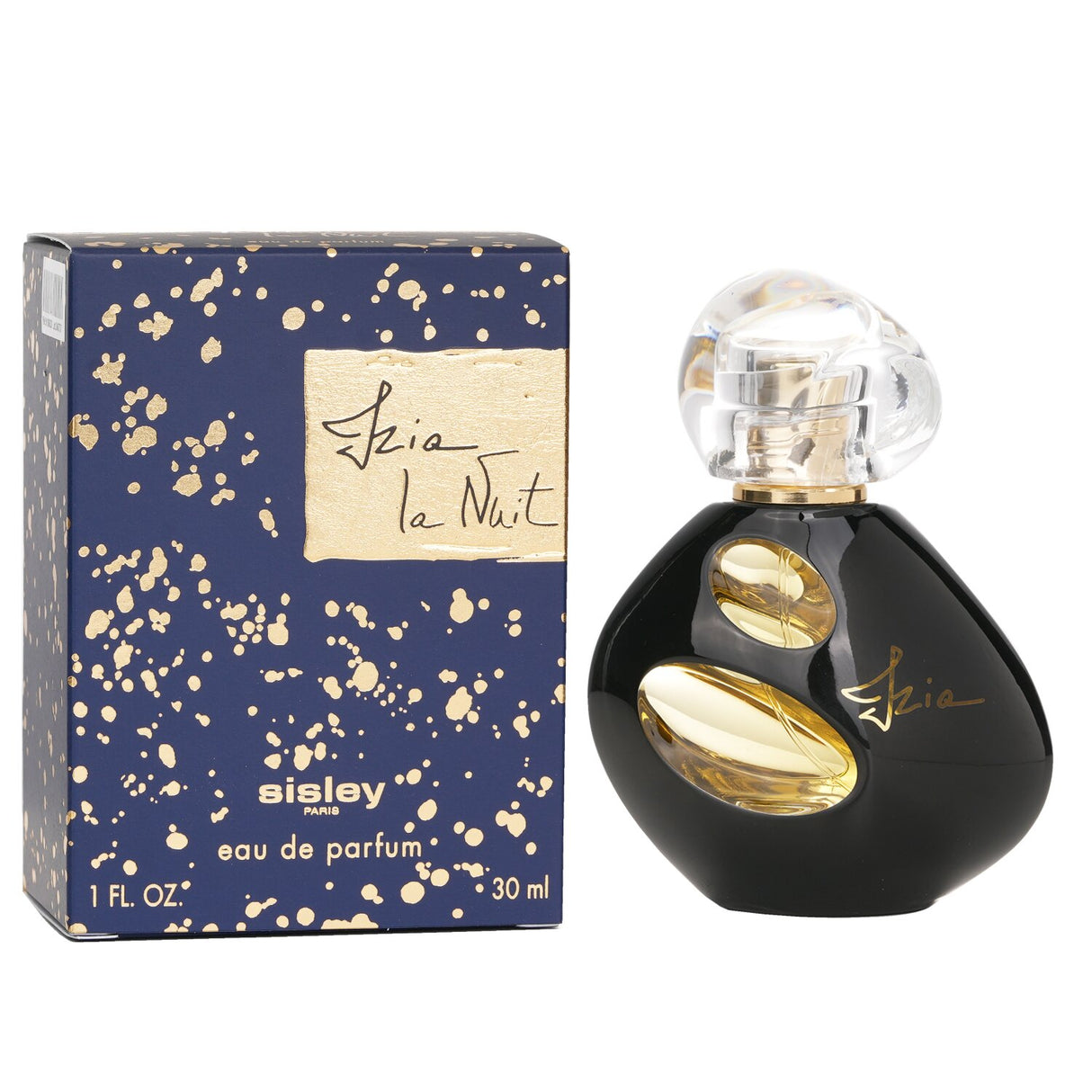 Sisley Izia La Nuit Eau De Parfum 30ml, a chypre floral fragrance with notes of rose, blackcurrant, and patchouli, perfect for evening wear.