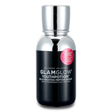 Glamglow Youthpotion Serum in a sleek 30ml bottle, designed to rejuvenate skin and reduce fine lines with peptides and hydration.