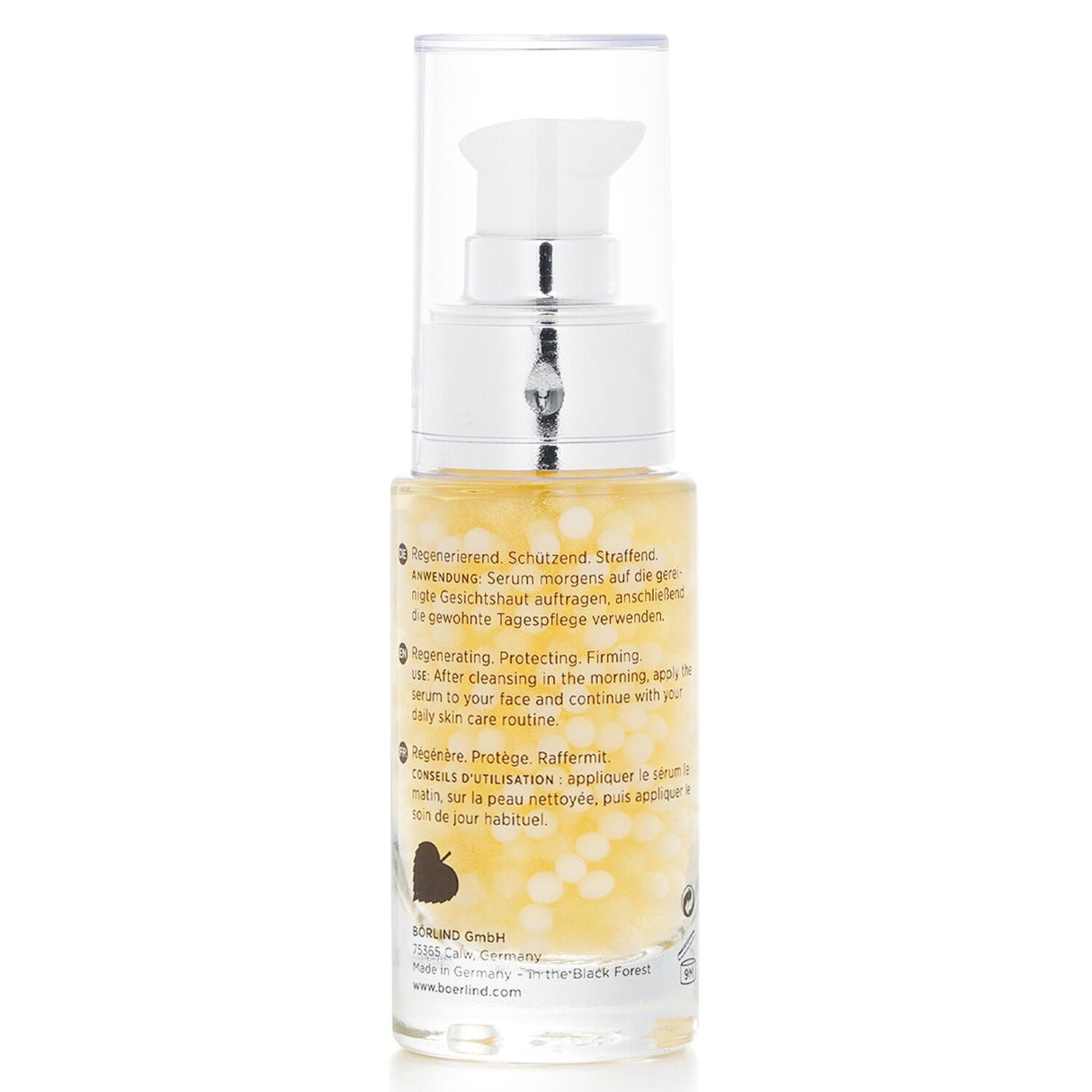 Luxurious anti-aging serum for mature skin, enriched with botanical caviar and green algae to combat pollution effects.