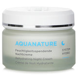 Night cream in a jar, hydrating dehydrated skin with papyrus stem cells and botanical oils for a rejuvenated complexion.