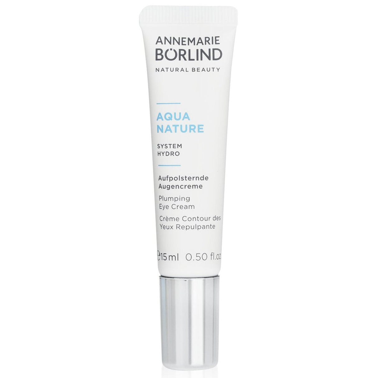 Hydrating and plumping eye cream with Hyaluronic Acid and caffeine to refresh and smooth dehydrated skin around the eyes.