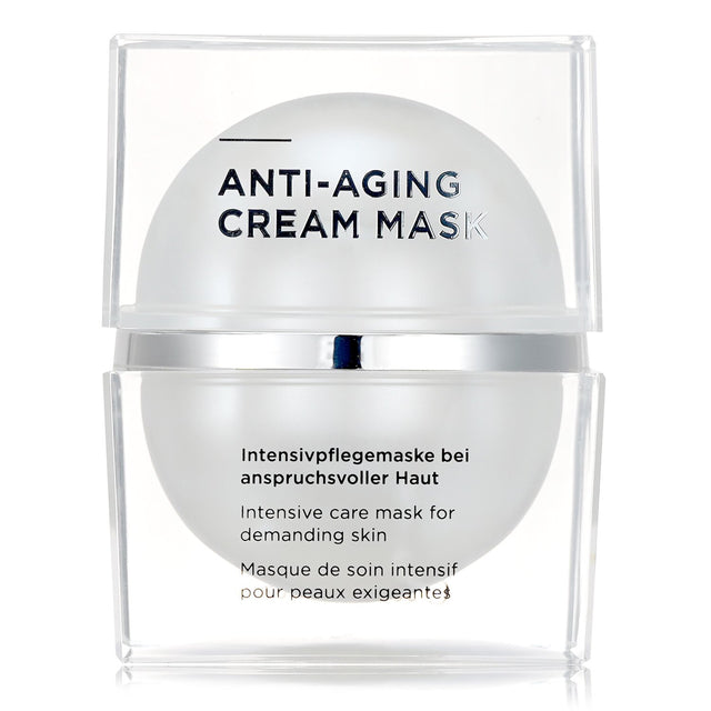 Luxurious anti-aging cream mask for demanding skin, enriched with Szechuan pepper and pistachio oil for youthful radiance.