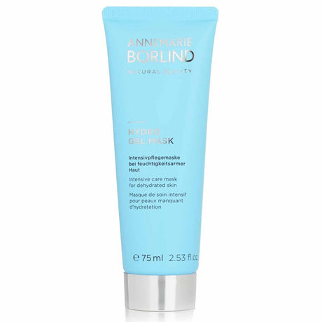 Hydrating Hydro Gel Mask by Annemarie Borlind, enriched with Hyaluronic Acid and red algae for youthful, glowing skin.