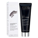 2 In 1 Black Mask for combination skin, enriched with Lilac and Phytoplankton for mattifying and exfoliating effects.