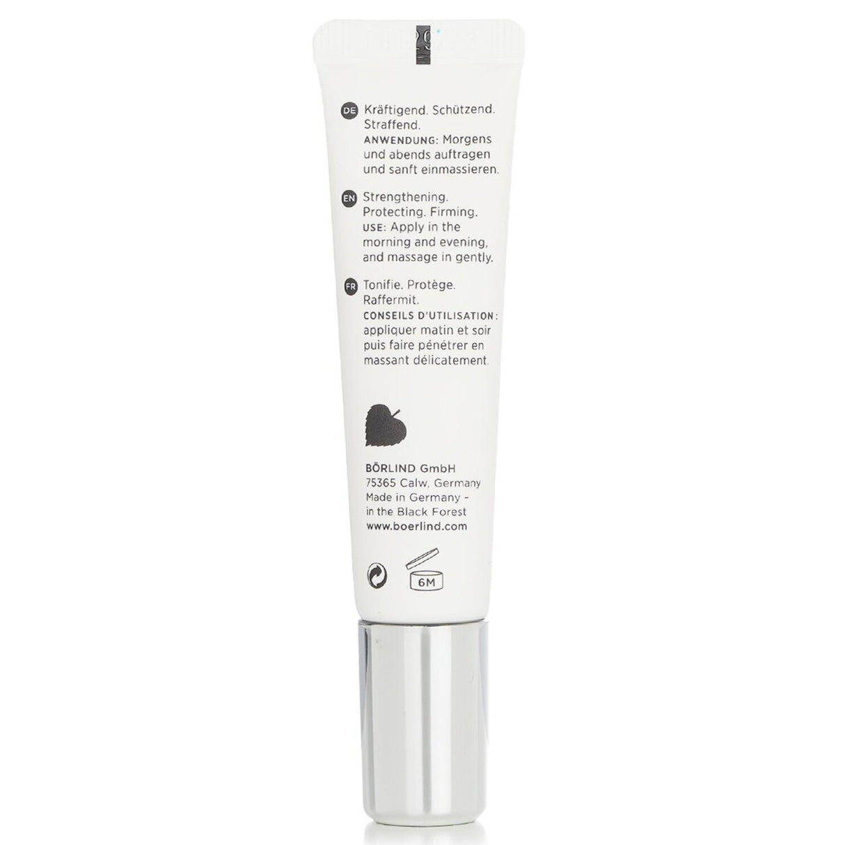 Lightweight vegan eye cream with Q10 and field horsetail, reducing wrinkles and perfect for makeup. 15ml.