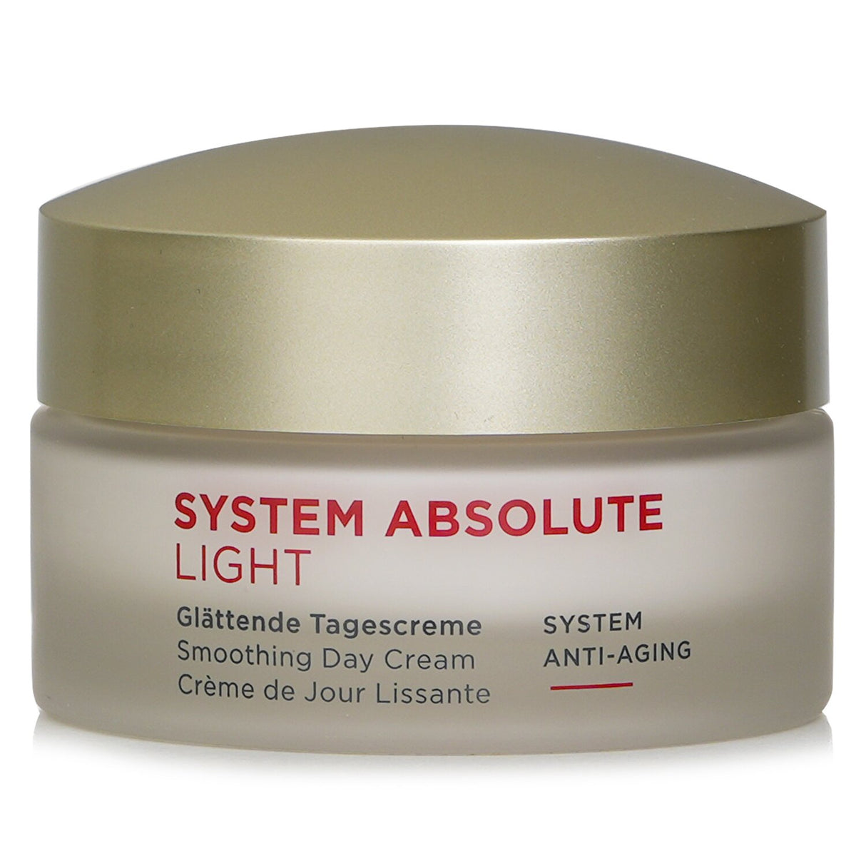 Lightweight anti-aging day cream for mature skin, enriched with green algae and jojoba oil for hydration and firmness.