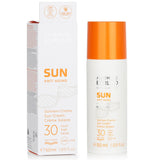 Annemarie Borlind's Sun Anti Aging DNA-Protect Sun Cream SPF 30, a vegan sunscreen that nourishes and protects against UV damage.