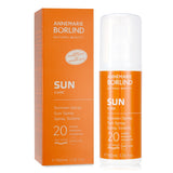 Lightweight Annemarie Borlind Sun Spray SPF 20, vegan, water-resistant, coral reef-friendly, moisturizing sun protection.