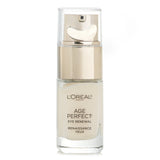 L'Oreal Age Perfect Eye Renewal treatment for mature skin, reducing dark circles and puffiness in a 15ml bottle.