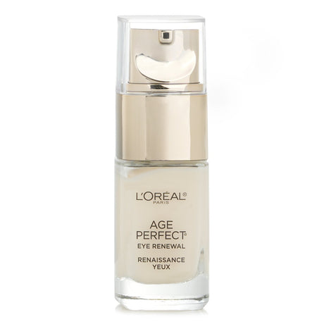 L'Oreal Age Perfect Eye Renewal treatment for mature skin, reducing dark circles and puffiness in a 15ml bottle.