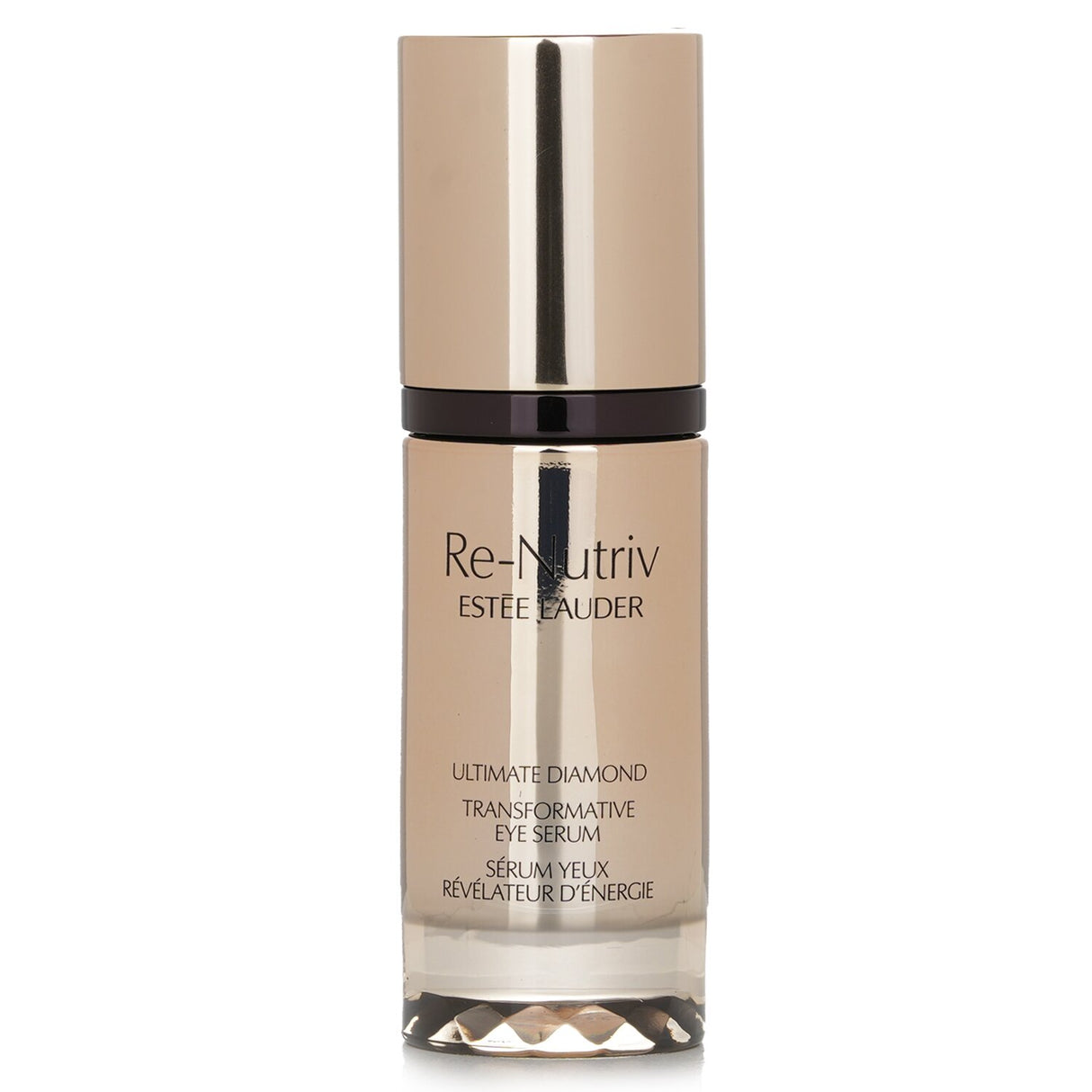Estee Lauder Re-Nutriv Ultimate Diamond Eye Serum in a sleek 15ml bottle, offering luxury anti-aging benefits for youthful eyes.