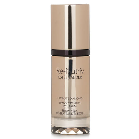 Estee Lauder Re-Nutriv Ultimate Diamond Eye Serum in a sleek 15ml bottle, offering luxury anti-aging benefits for youthful eyes.