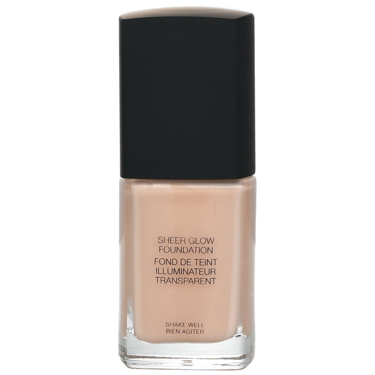 NARS Sheer Glow Foundation in Yukon - lightweight formula for radiant, buildable coverage, ideal for normal to dry skin.