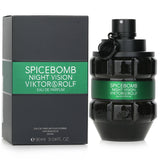 Viktor & Rolf Spicebomb Night Vision Eau De Parfum in a sleek 90ml bottle, offering a bold, spicy scent for men.