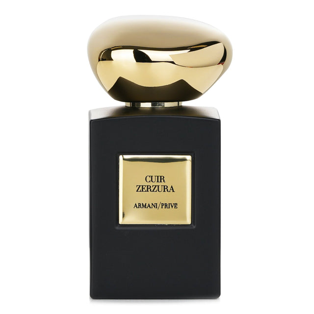 Giorgio Armani - Prive Cuir Zerzura 50ml, a luxurious leather fragrance with notes of violet, rose, and vanilla, ideal for fall.