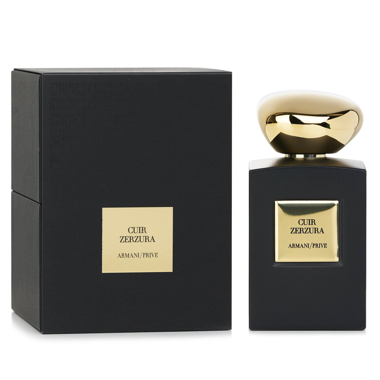 Giorgio Armani Prive Cuir Zerzura Eau De Parfum, a luxurious unisex fragrance in 100ml, blending leather, vanilla, and floral notes.