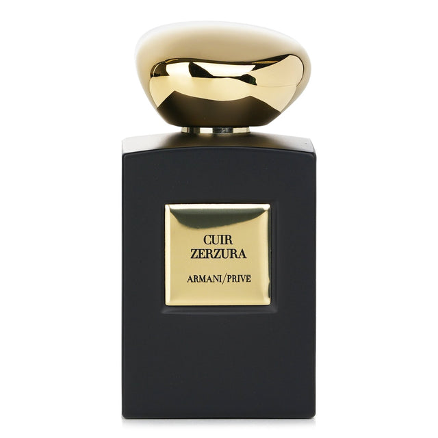 Giorgio Armani - Prive Cuir Zerzura 100ml Eau De Parfum, an alluring unisex leather scent with sweet and spicy notes.