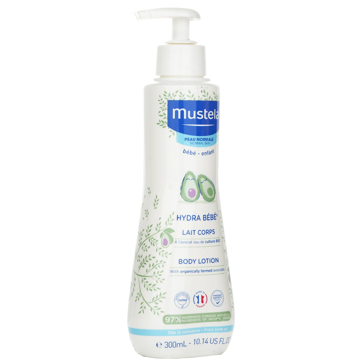 Mustela - Hydra-Bebe Body Lotion With Organic Avocado - Normal Skin  - 300ml/10.