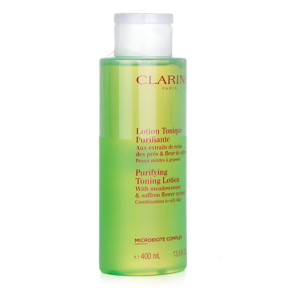 Clarins Purifying Toning Lotion with Meadowsweet & Saffron Flower Extracts -