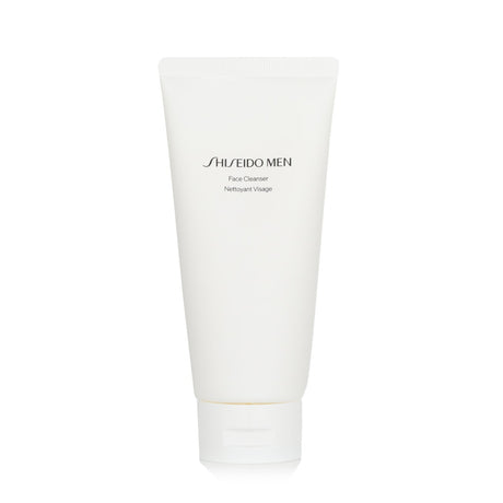 Shiseido Men Face Cleanser 125ml - 2-in-1 foam wash for deep cleansing and hydration, also works as a shaving cream.