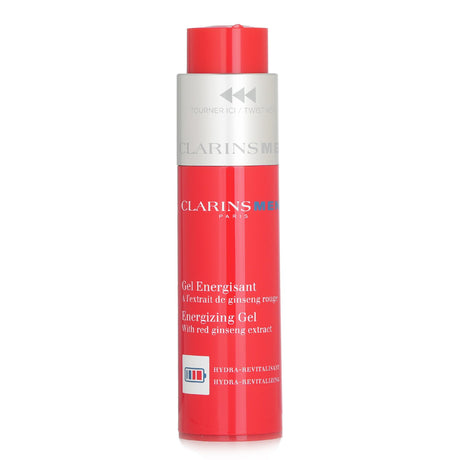 Cooling blue gel moisturizer with Organic Red Ginseng, hydrates and combats fatigue for all skin types.