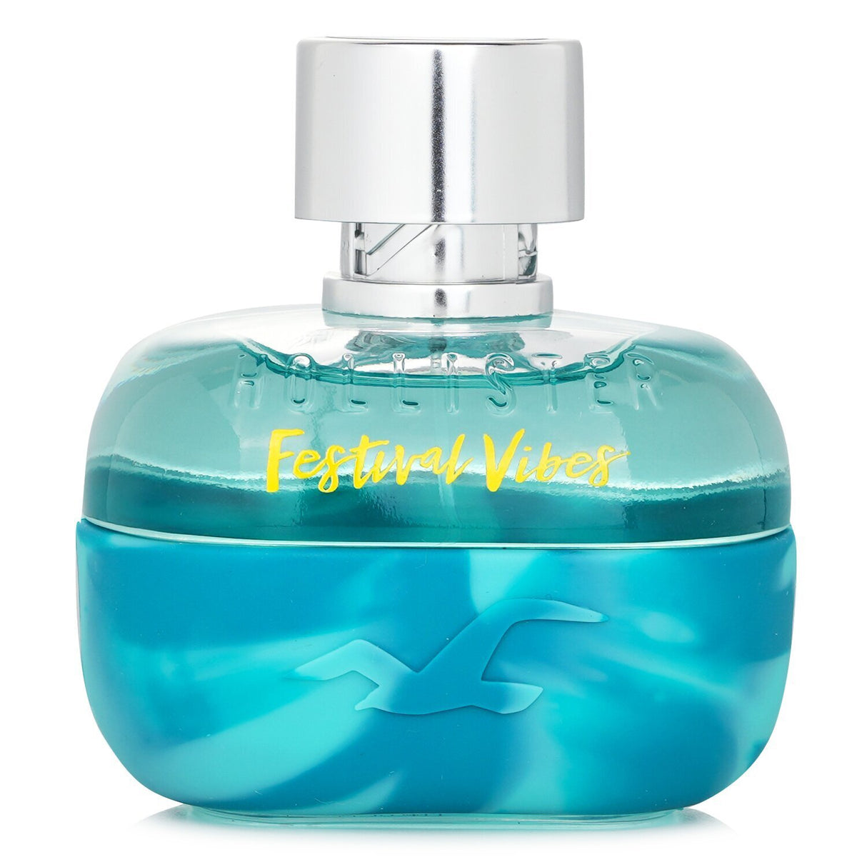 Hollister Festival Vibes Eau De Toilette Spray for men, 100ml, features fresh pineapple and woody notes for vibrant summer days.