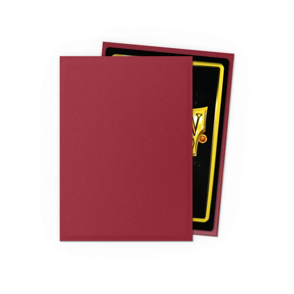 Dragon Shield: Non-Glare Sleeves  - Matte  - Blood Red