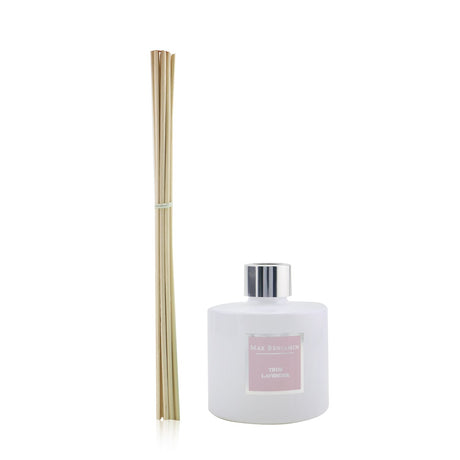 Max Benjamin True Lavender Diffuser in an elegant bottle, filling your space with calming lavender fragrance for relaxation.