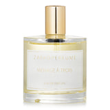 Zarkoperfume Menage A Trois Eau De Parfum 100ml, a unisex fragrance with soft musk notes for intimate and confident wear.