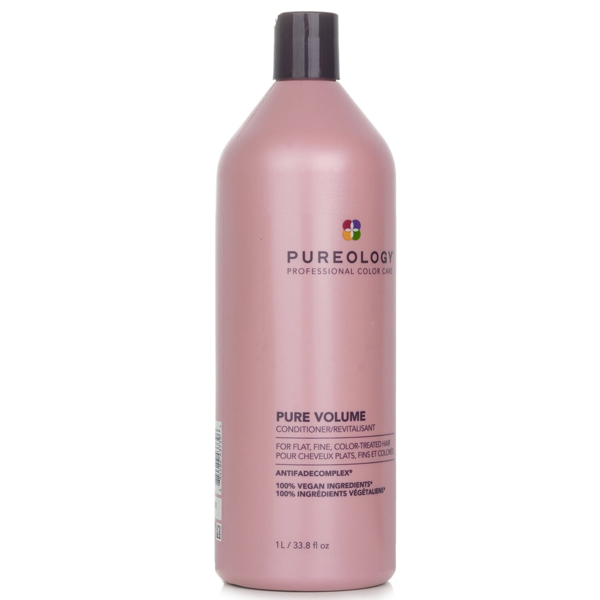 Lightweight Pureology conditioner for voluminous, shiny, color-treated hair; vegan, ZeroSulfate formula with nourishing ingredients.