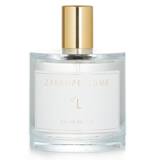 Zarkoperfume e'L Eau De Parfum Spray 100ml, a floral green scent with pomegranate and white musk, perfect for daytime wear.