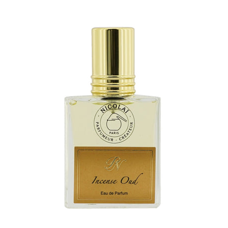 Nicolai Incense Oud Eau De Parfum Spray 30ml, an amber fragrance for all, featuring rich notes of rose, oud, and sandalwood.