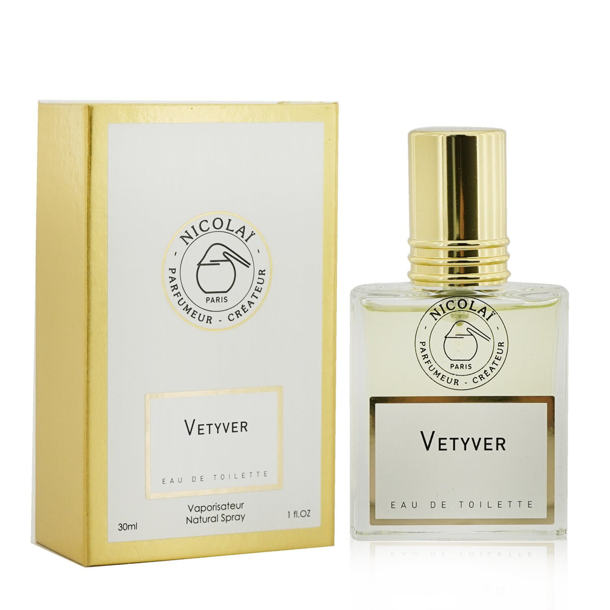 Nicolai Vetyver Eau De Toilette Spray 30ml, a woody spicy fragrance for men, perfect for spring and summer wear.