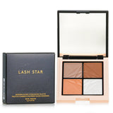 Lash Star Modern Nudes Quad Eyeshadow Palette #3 Grey features four versatile shades for effortless layering and blending.