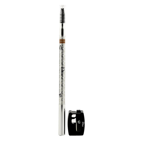 Waterproof eyebrow pencil in #02 Chestnut, providing defined, natural brows with a highly pigmented, long-lasting formula.