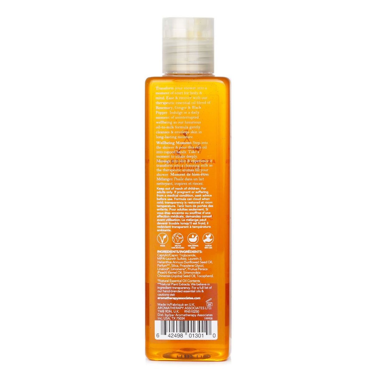 Aromatherapy Associates De-Stress - Muscle Shower Oil 250ml/8.45oz