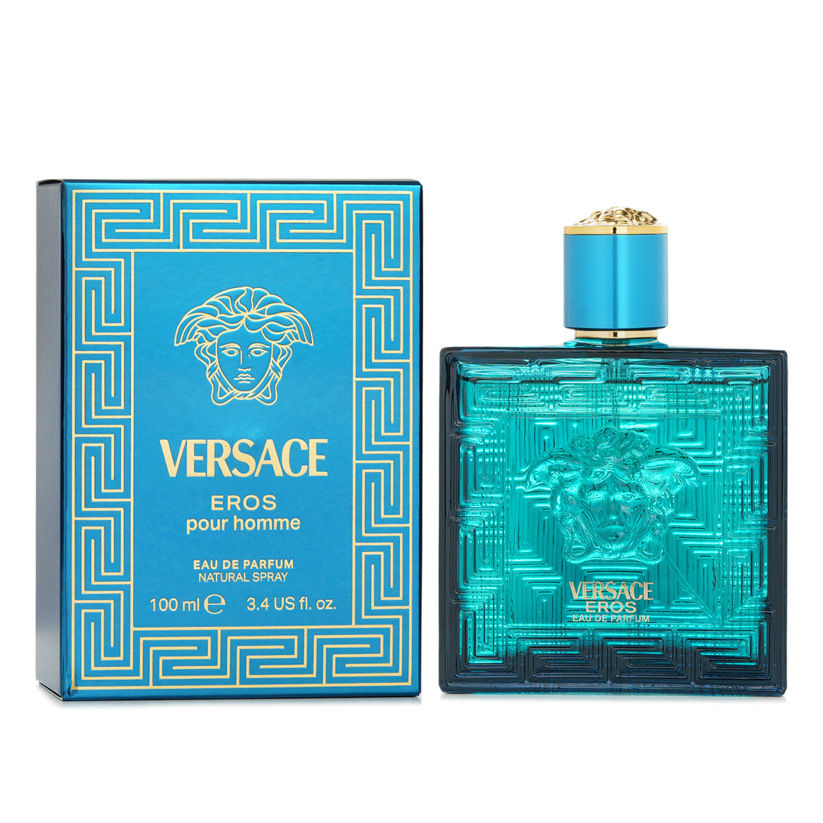 Versace Eros Eau De Parfum Spray(Random Packing)  100ml/3.4oz