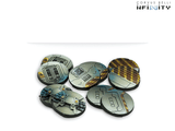 Infinity: Bases - 25 mm Scenery bases; Alpha Series - Miniature Terrain