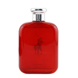 Ralph Lauren Polo Red Eau De Parfum Spray in a sleek 75ml bottle, showcasing a sophisticated woody and spicy scent for men.