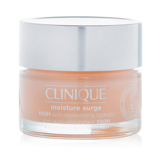 Clinique Moisture Surge 100H hydrator - 30ml, delivers deep hydration with aloe bio-ferment & hyaluronic acid for 100 hours.